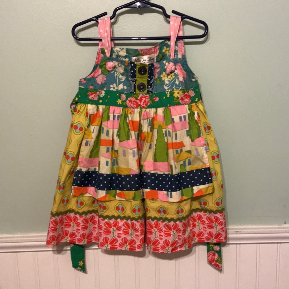 Matilda Jane Perry Inn Knot Dress Sz 2